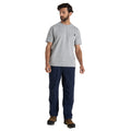 Soft Grey Marl - Pack Shot - Craghoppers Mens Wakefield Workwear Pocket T-Shirt