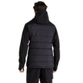 Black - Back - Craghoppers Mens Castleford Hybrid Jacket