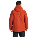 Carnelian Orange - Back - Craghoppers Mens Breckon Waterproof Jacket