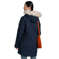 Blue Navy - Back - Craghoppers Womens-Ladies Sofia Waterproof Jacket