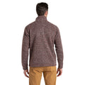 Axinite Red - Back - Craghoppers Mens Rubeus Half Zip Fleece Top