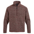 Axinite Red - Front - Craghoppers Mens Rubeus Half Zip Fleece Top