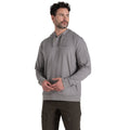 Soft Grey Marl - Front - Craghoppers Mens Tagus Nosilife Hoodie