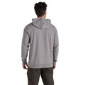 Soft Grey Marl - Back - Craghoppers Mens Tagus Nosilife Hoodie