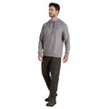 Soft Grey Marl - Side - Craghoppers Mens Tagus Nosilife Hoodie