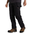 Black - Side - Craghoppers Mens Sheffield Holster Stretch Work Trousers