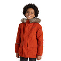 Carnelian Orange - Side - Craghoppers Childrens-Kids Sundon Waterproof Jacket