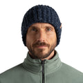 Blue Navy - Side - Craghoppers Mens Riber II Beanie