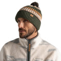 Woodland Green - Side - Craghoppers Mens National Trust Brimham Stripe Beanie