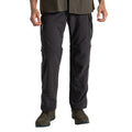 Black Pepper - Side - Craghoppers Mens NosiLife III Convertible Cargo Trousers