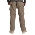 Pebble - Back - Craghoppers Mens NosiLife III Convertible Cargo Trousers