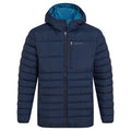 Blue Navy-Brisk Blue - Front - Craghoppers Mens Compresslite VIII Hooded Padded Jacket