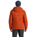 Carnelian Orange - Back - Craghoppers Mens Compresslite VIII Hooded Padded Jacket