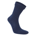 Navy Marl - Front - Craghoppers Unisex Adult Hiker Wool Boot Socks