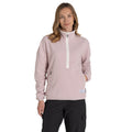 Dusky Carnation - Side - Craghoppers Womens-Ladies CO2 Renu Technology Half Zip Fleece Top