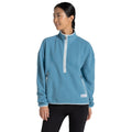 Light Denim - Side - Craghoppers Womens-Ladies CO2 Renu Technology Half Zip Fleece Top