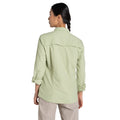 Bud Green - Back - Craghoppers Womens-Ladies Adventure III Nosilife Long-Sleeved Shirt