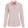 Dusky Carnation - Front - Craghoppers Womens-Ladies Adventure III Nosilife Long-Sleeved Shirt