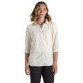 Sea Salt - Side - Craghoppers Womens-Ladies Adventure III Nosilife Long-Sleeved Shirt