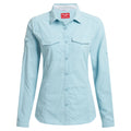 Sky Blue - Front - Craghoppers Womens-Ladies Adventure III Nosilife Long-Sleeved Shirt