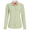 Bud Green - Front - Craghoppers Womens-Ladies Adventure III Nosilife Long-Sleeved Shirt