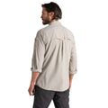 Parchment - Back - Craghoppers Mens Adventure III Nosilife Long-Sleeved Shirt