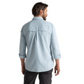 Niagara Blue - Back - Craghoppers Mens Adventure III Nosilife Long-Sleeved Shirt