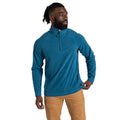 Brisk Blue - Side - Craghoppers Mens National Trust Corey II Fleece