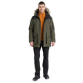 Woodland Green-Black - Side - Craghoppers Mens Bishorn III Waterproof Jacket