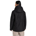 Black - Back - Craghoppers Womens-Ladies Sally CO2 Renu Technology Waterproof Jacket