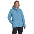 Light Denim - Side - Craghoppers Womens-Ladies Sally CO2 Renu Technology Waterproof Jacket