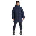 Blue Navy - Side - Craghoppers Womens-Ladies Amira Padded Jacket