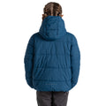 Tourmaline Blue - Back - Craghoppers Childrens-Kids Brandon Hooded Padded Jacket