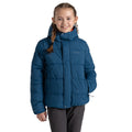 Tourmaline Blue - Side - Craghoppers Childrens-Kids Brandon Hooded Padded Jacket