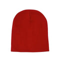 Scarlet Red - Front - Carta Sport Plain Beanie