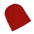 Scarlet Red - Back - Carta Sport Plain Beanie