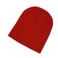 Scarlet Red - Side - Carta Sport Plain Beanie