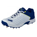 White-Blue - Front - Gunn And Moore Mens 2022 Cricket Shoes