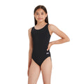 Black - Side - Zoggs Girls Cottesloe Sportsback 2024 One Piece Swimsuit