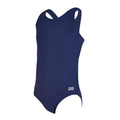 Navy - Front - Zoggs Girls Cottesloe Sportsback 2024 One Piece Swimsuit