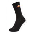 Black - Back - Ellesse Mens Tisbi Crew Socks (Pack of 3)