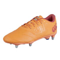 Orange-Yellow - Front - Canterbury Mens Phoenix Genesis Team 2025 Leather Soft Ground Rugby Boots