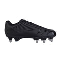 Black-Silver - Side - Canterbury Mens Stampede Team 2025 Soft Ground Rugby Boots