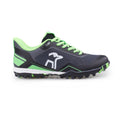 Black-Lime - Front - Kookaburra Childrens-Kids 2024 Orbit Hockey Shoes