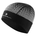 Black - Front - Ronhill Reflective Logo Beanie