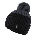 Black-Charcoal - Front - Ronhill Contrast Bobble Beanie