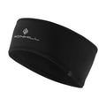 Black - Front - Ronhill Unisex Adult Wind Block Logo Headband