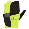 Black-Fluorescent Yellow - Front - Ronhill Unisex Adult Wind Block Flip Up Glove