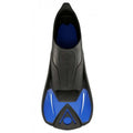 Black-Blue - Front - Aquasphere Childrens-Kids Microfin Diving Fins