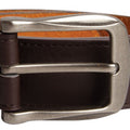 Brown - Back - Duke Mens D555 Harrison Bonded Leather Waist Belt